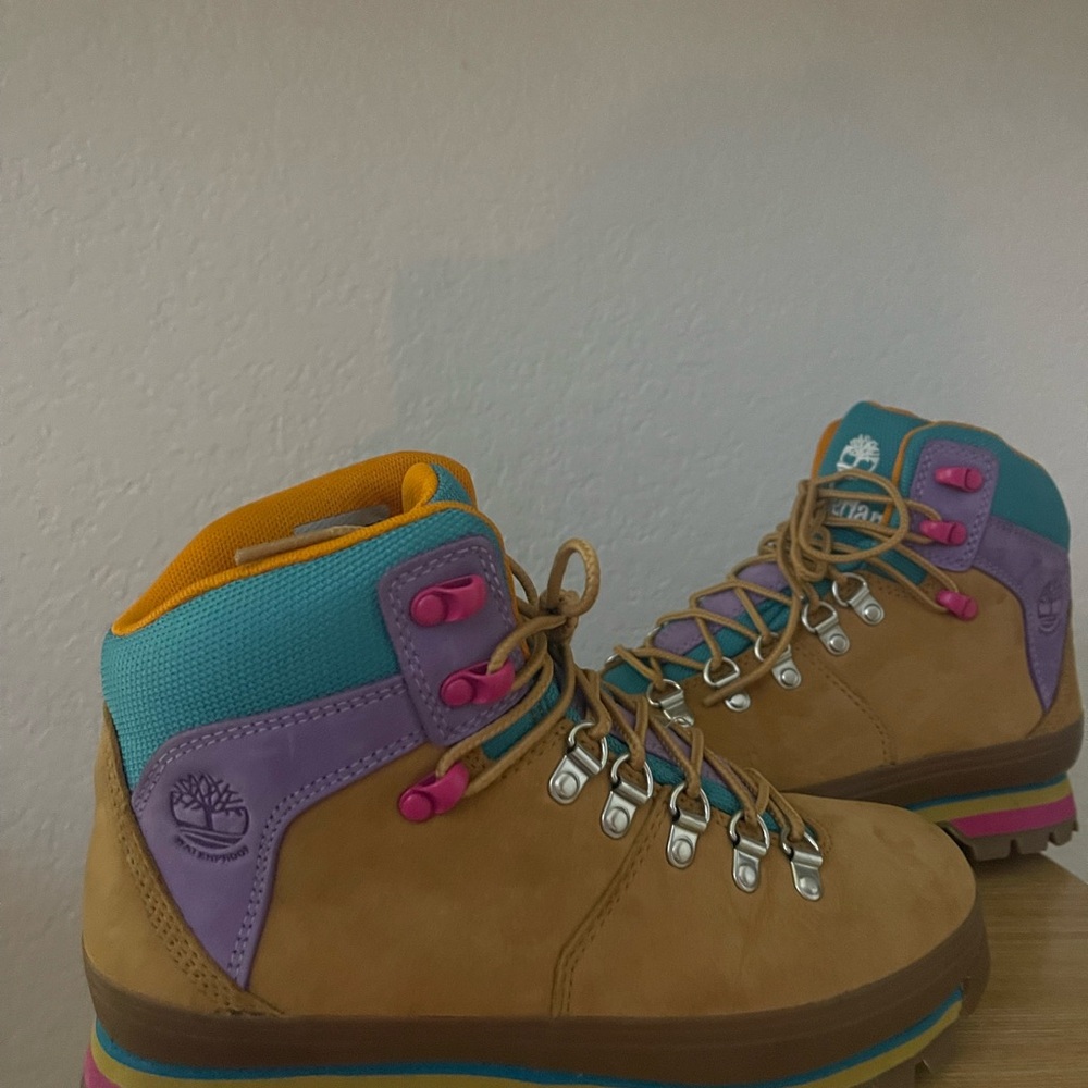 Timberland Euro Hiker multiple colored boots 7